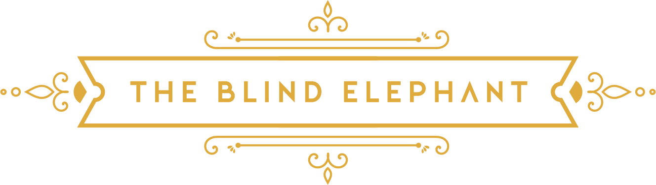 Blind Elephant Speakeasy Horizontal Logo
